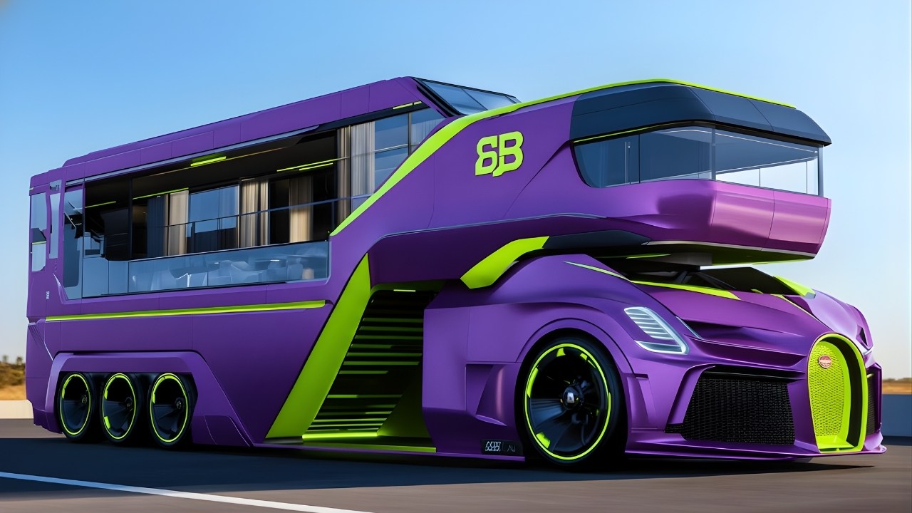 2026 Bugatti Motorhome First Look Shows a Futuristic Cabin and Hyper-Luxury Road Presence