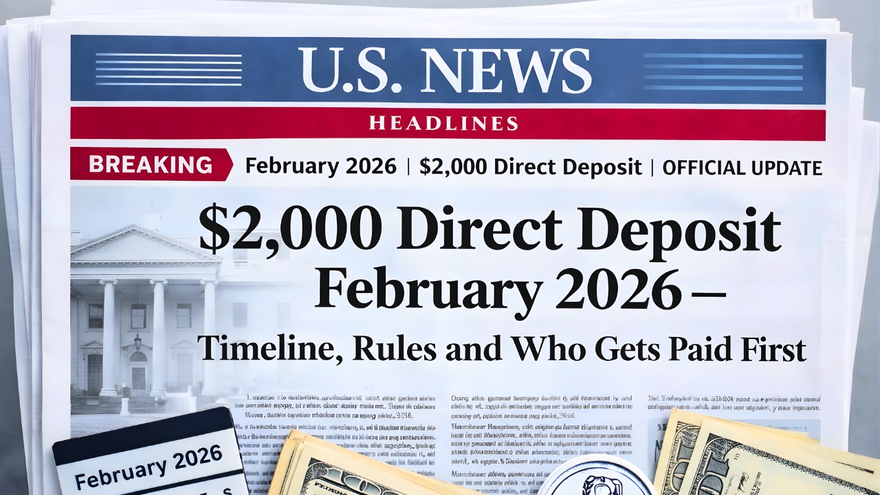 $2,000 Direct Deposit February 2026 – Timeline, Rules, and Who Gets Paid First